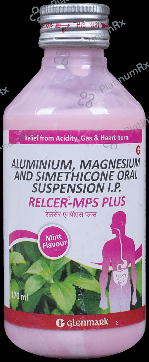 Relcer Mps Plus Oral Suspension Mint 170ml
