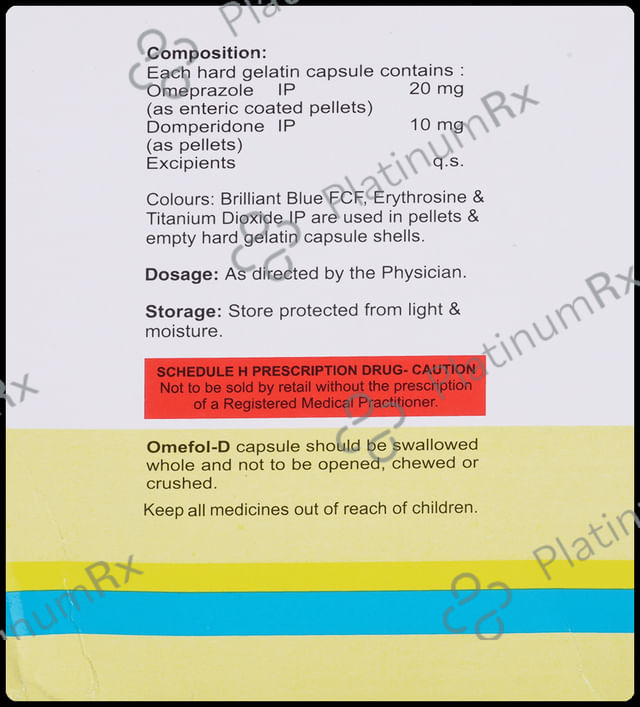 Omefol D 10mg/20mg Capsule