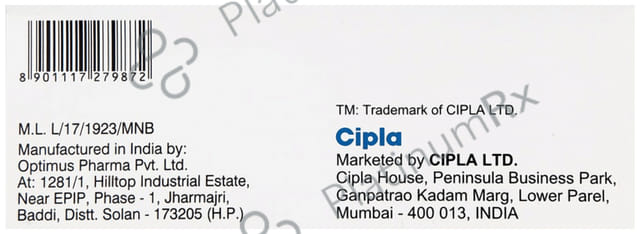 Cipvildin M 1000/50mg Tablet 15s