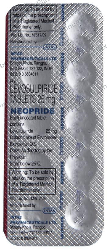 Neopride 25mg Tablet 10s
