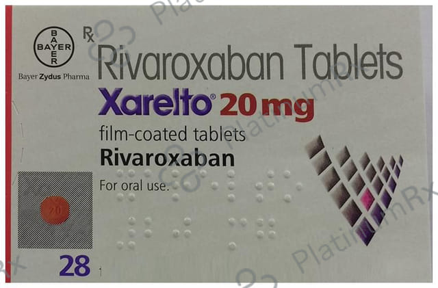 Xarelto 20mg Tablet 28s