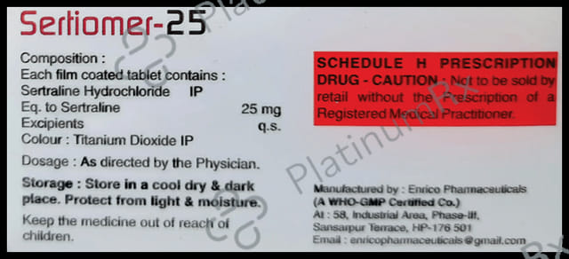 Sertiomer 25 Tablet