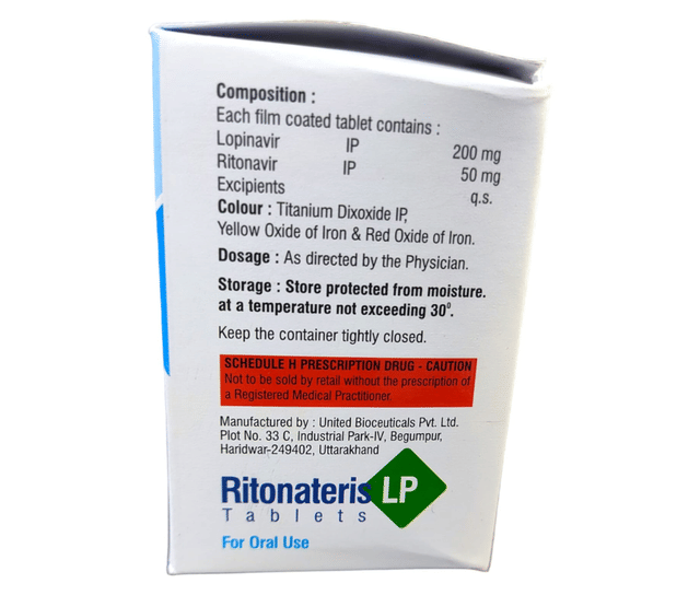 Ritonateris LP 200/50mg Tablet 60s