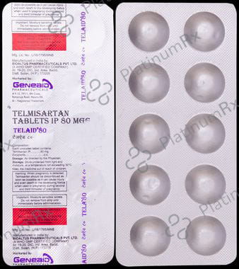 Telaid 80mg Tablet 10s