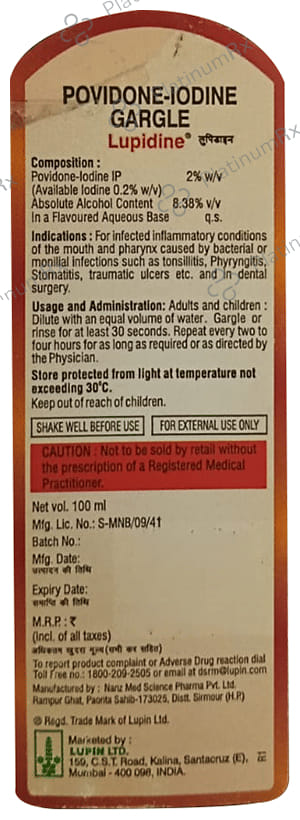 Lupidine 2% Gargle 100ml