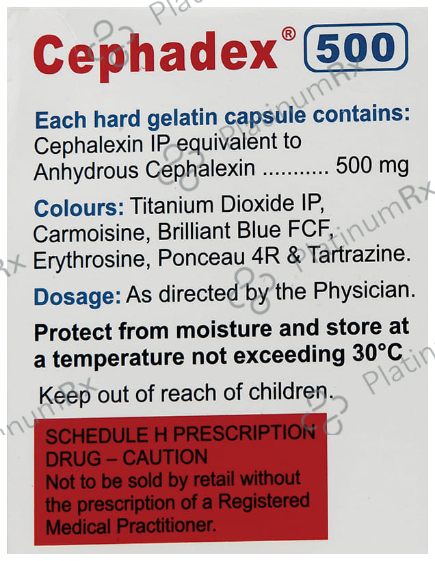 Cephadex 500mg Capsule 10s