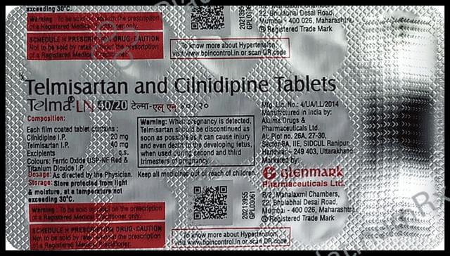 Telma LN 20/40mg Tablet 15s