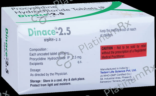 Dinace 2.5mg Tablet 10s
