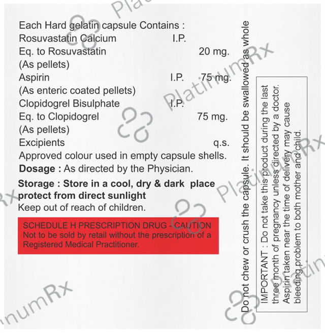 Rosuvil Gold 20mg Capsule 10s