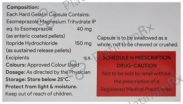 Esogress IT 40/150mg Capsule 10s