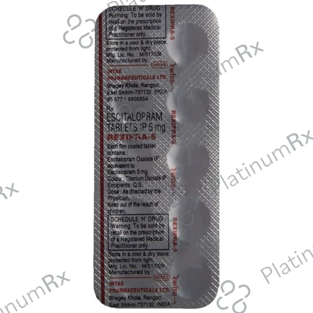 Rexipra 5mg Tablet 10s