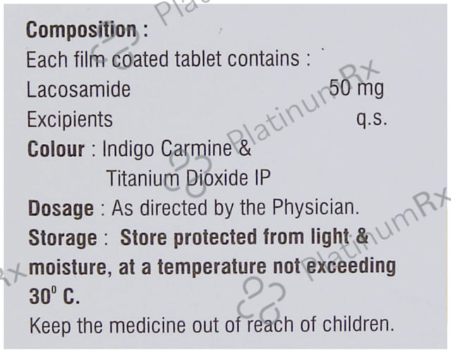 Lacoshine 50mg Tablet 10s