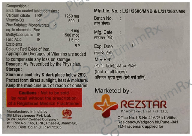 Rezcium-Plus Tablet
