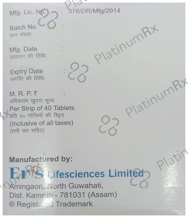 Raricap 25mg/300mcg Tablet 40s