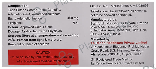 Cirrosam 400mg Tablet 15s