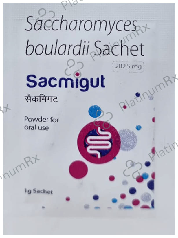 Sacmigut 250mg Sachet 1gm