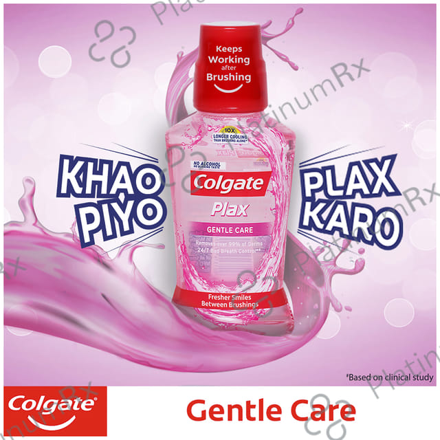 Colgate Plax Gentle Care Alcohol Free Mouth Wash 250ml