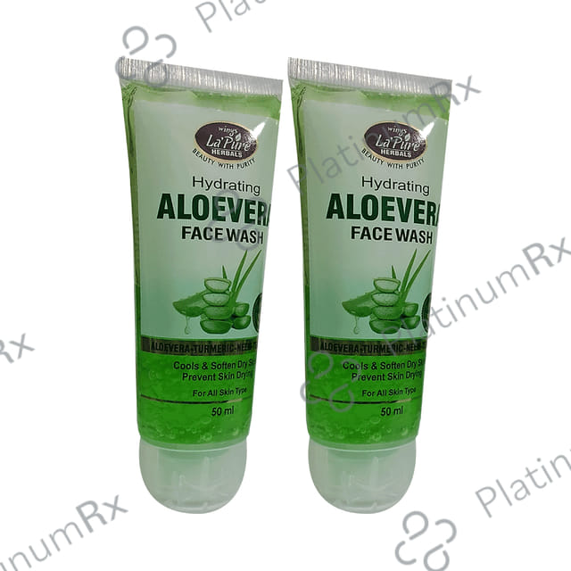 Wings Hydrating Aloevera Face wash (50ml Each)