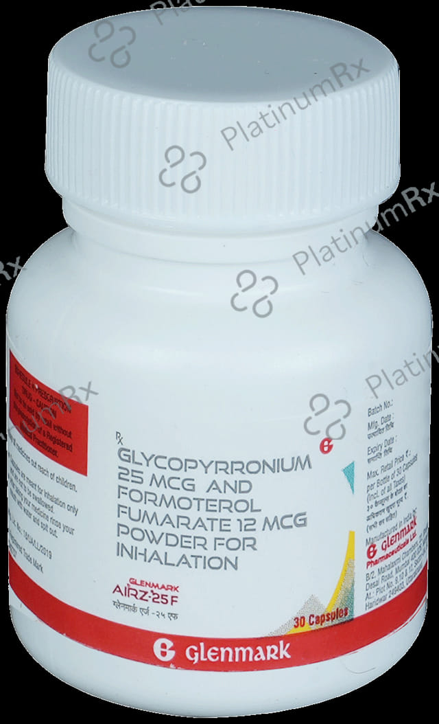 Airz 25F 12/25mcg Capsule 30s