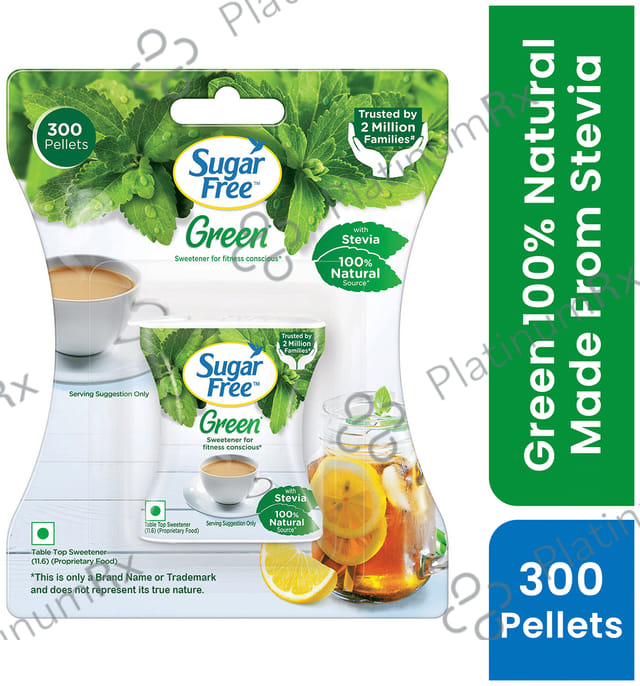 Sugar Free Green Stevia for Calorie Conscious - Pellets 300 pellets