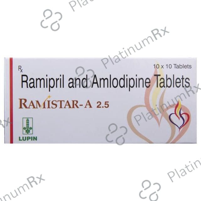 Ramistar A 2.5/5mg Tablet 10s