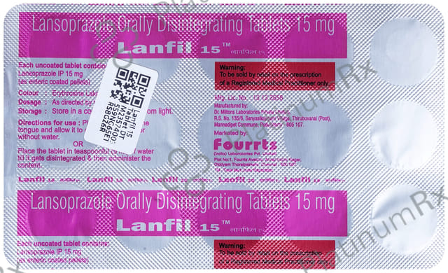 Lanfil DT 15mg Tablet 15s