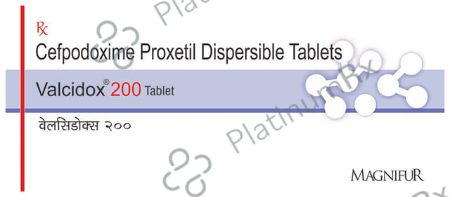 Valcidox DT 200 Tablet 10s