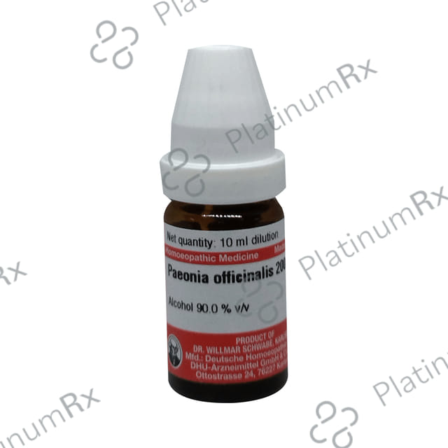 Dr Willmar Schwabe Germany Paeonia Officinalis Dilution 200