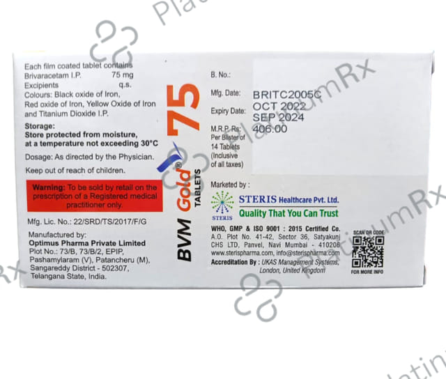 BVM Gold 75mg Tablet 14s