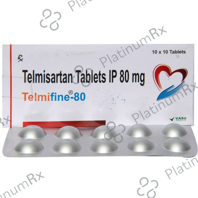Telmifine 80mg Tablet