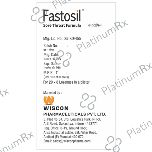 Fastosil Lozenges Orange