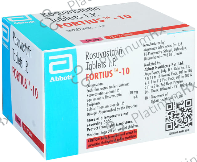 Fortius 10mg Tablet 10s