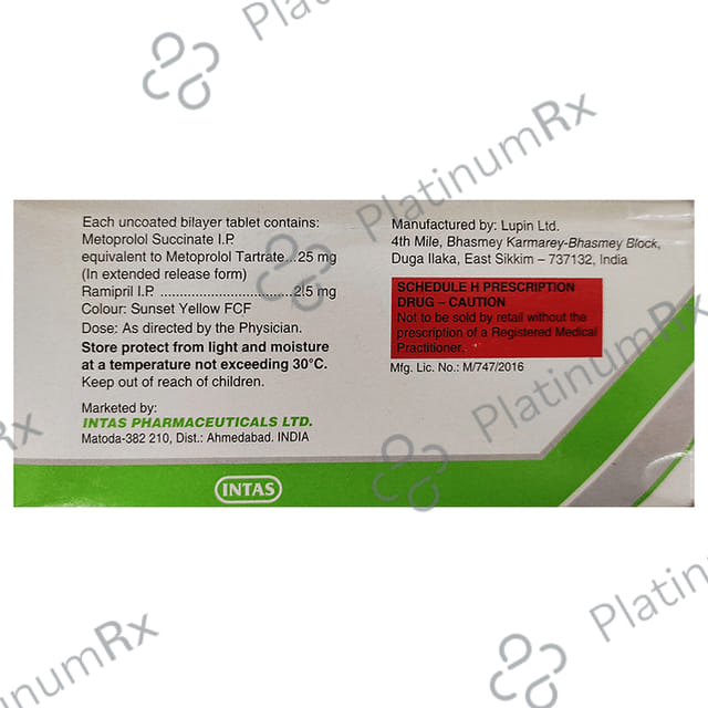 Embeta R 25/2.5mg Tablet 10s
