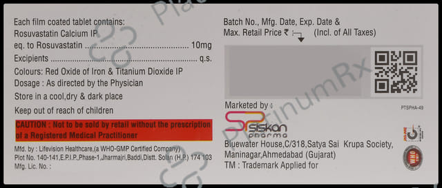 Rostake 10mg Tablet 10s