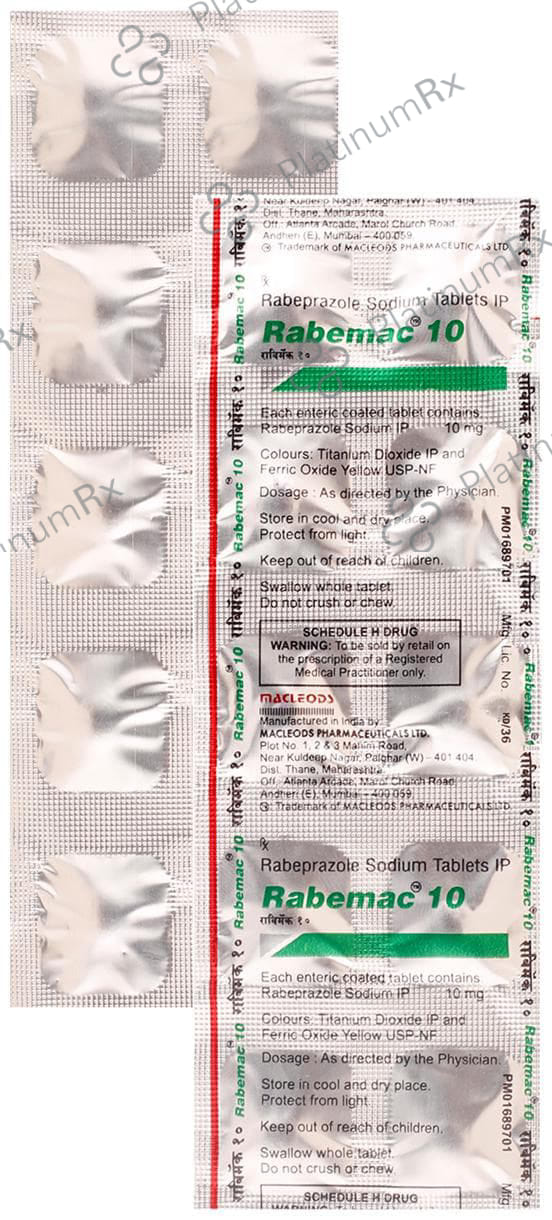 Rabemac 10mg Tablet 10s