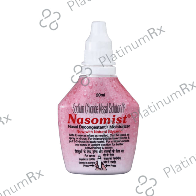 Nasomist Saline Nasal Spray 20ml