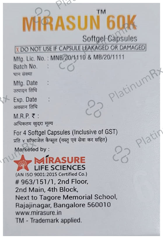 Mirasun 60K Capsule 4s