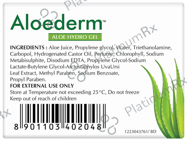 Aloederm Aloe Hydro Gel 50gm