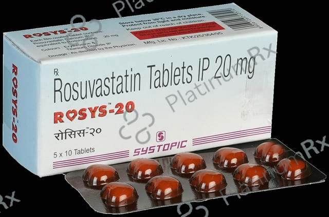 Rosys 20mg Tablet 10s
