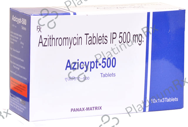 Azicypt 500mg Tablet 3s