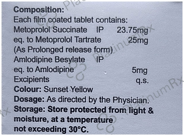 Ventaprol AM 5/25mg Tablet PR 15s