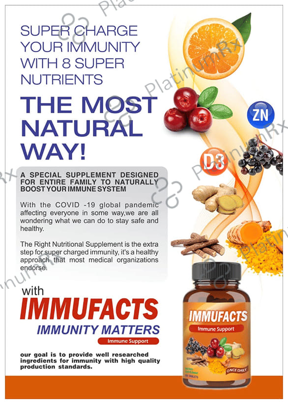 Walpar Immufacts Immune Support Chewable Tablet 60s
