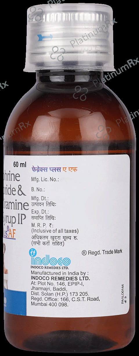 Febrex Plus AF 2/5mg Syrup 60ml