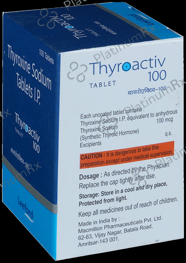 Thyroactiv 100 Tablet