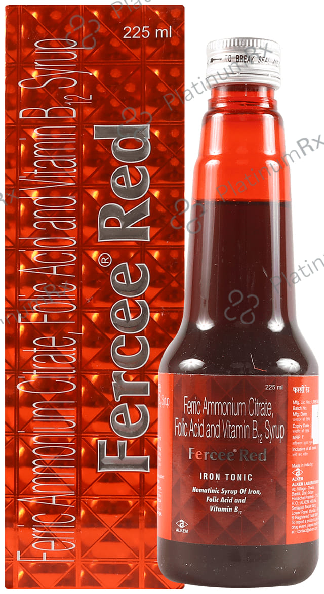 Fercee Red 7.5mcg/32.8/0.5mg Syrup 225ml