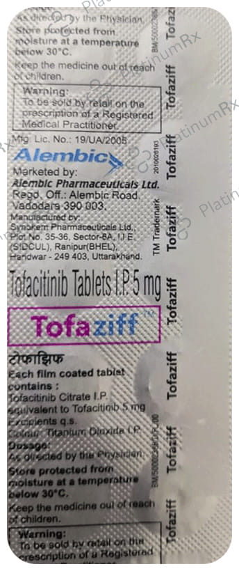 Tofaziff 5mg Tablet 10s