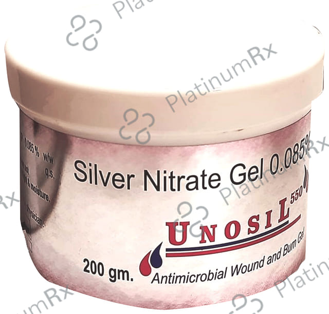 Unosil 550 Antimicrobial Wound and Burn Gel 200 Gel