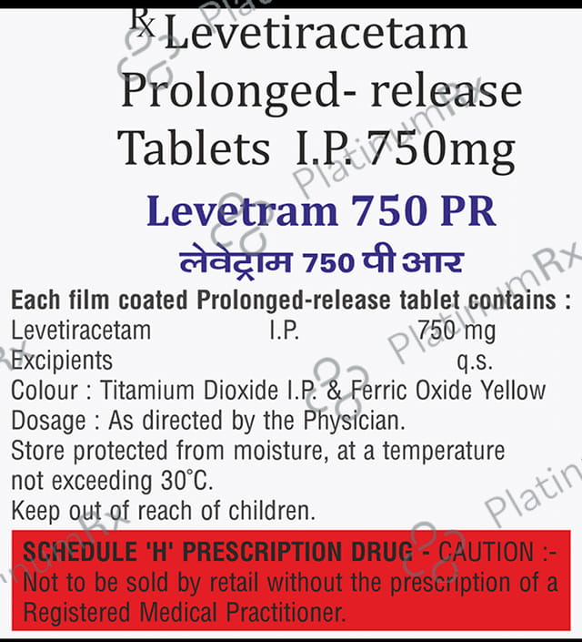 Levetram 750mg Tablet PR 10s