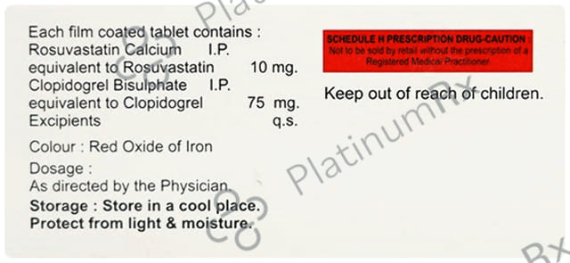 Roliptin C 10mg/75mg Tablet