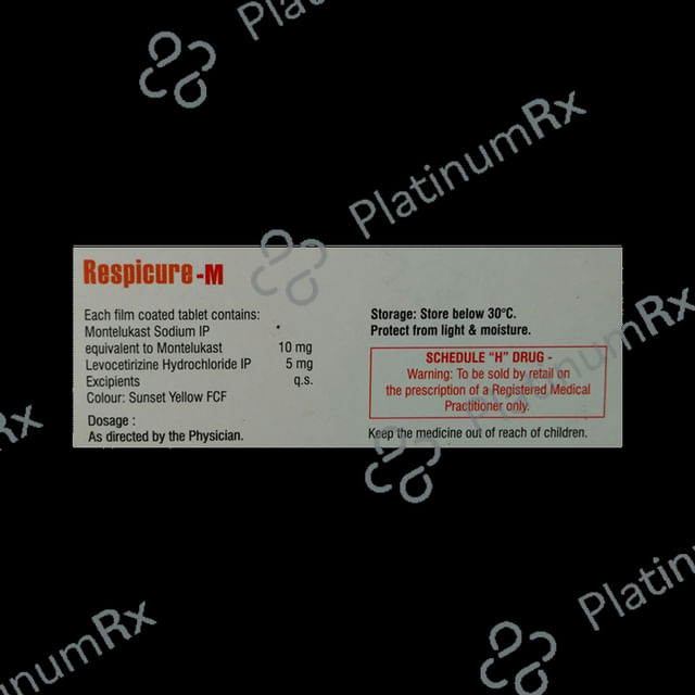Respicure M 5/10mg Tablet 10s